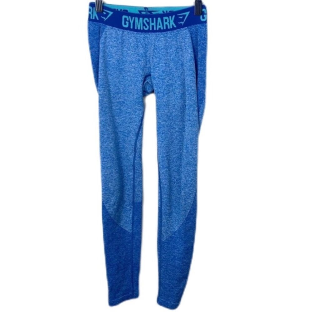 Gymshark Flex Leggings Blueberry Marl Marine Blue‎ Size XS Yoga Fitness Pants
